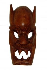 Scary Wooden Mask