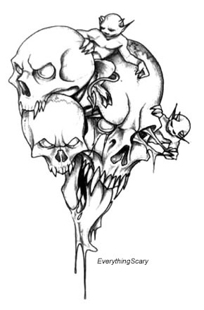 Monster Demon Skull